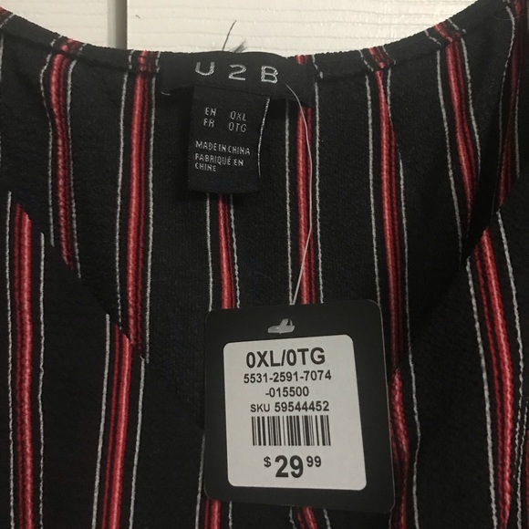 2/$30 Black and red jumpsuit - Picture 7 of 7